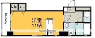 ウイング城南通り【8階】の間取り