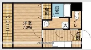 1Kの間取り画像