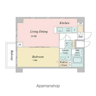 VIA LATTEA志村【4階】の間取り