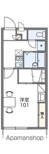 レオパレスパル2002【202号室】の間取り