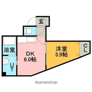グランパレスK【3階】の間取り