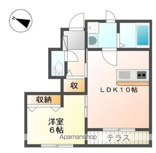 クラリティ【1階】の間取り