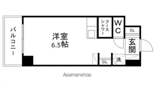 アソルティ東二番丁レジデンス【9階】の間取り