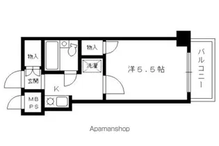 ホーユウコンフォルト京都伏見【103号室】の間取り