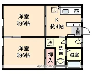ルークハイツA【203号室】の間取り