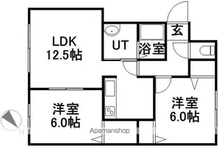 グランメールプリエ【2階】の間取り