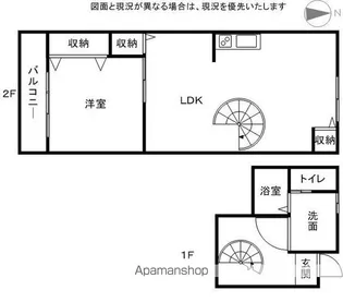 群馬県太田市岩瀬川町【アパート】の間取り