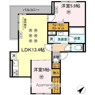 D-Residence光丘町A棟 A棟【3階】の間取り