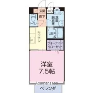 コーポラス ハナミズキ【2階】の間取り