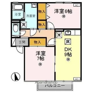 コンフォール21【1階】の間取り