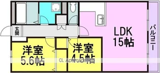 ハイム園田【103号室】の間取り