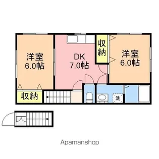 黄金ハイツレオ1号棟【201号室】の間取り
