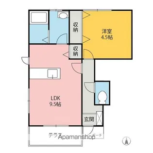 ドリームシオン【1階】の間取り