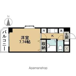 第3丸清ビル【3階】の間取り