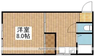 コーポ豊C【2階】の間取り