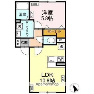 FIRST SKY K【2階】の間取り