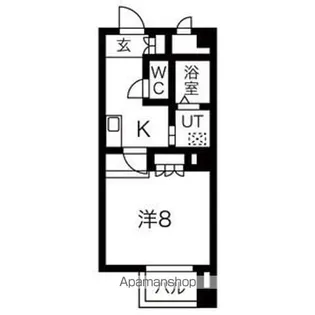 リエス上ノ宮【2階】の間取り