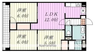アイヒルズ松山【5階】の間取り