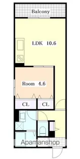 Anecis広見町【2階】の間取り