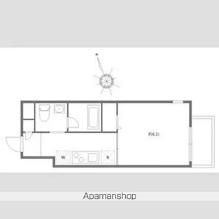 アリカ押上【4階】の間取り
