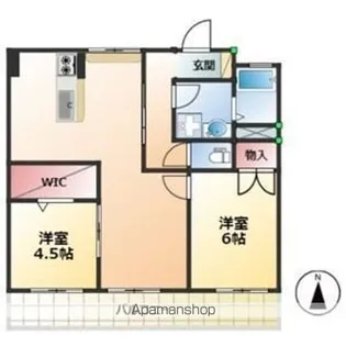 レジデンス恒和【2階】の間取り