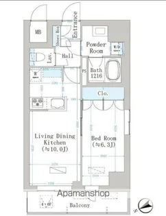 グレースティリア【3階】の間取り