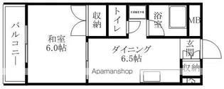 エクセレント野間【507号室号室】の間取り