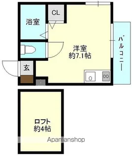 スクウェア二俣川【2階】の間取り