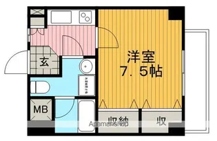 シャインビュー豊中【2階】の間取り