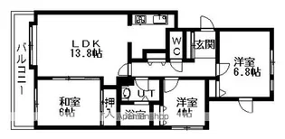 円山北町パークマンション【1階】の間取り