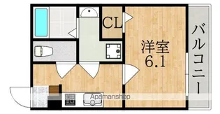 グラシアスコート学園前EAST【2階】の間取り