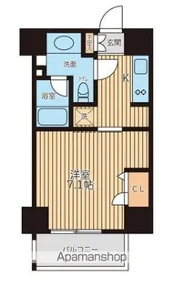 レジディア新横浜【6階】の間取り