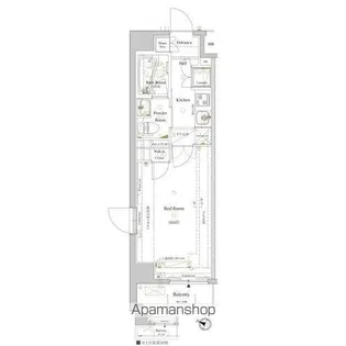 ルクレ高円寺アジールコート【211号室】の間取り
