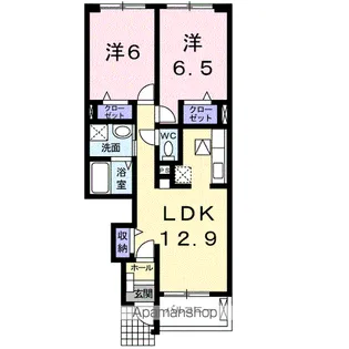 フィレガロ【1階】の間取り