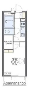 レオパレスフィールド Ⅲ【1階】の間取り