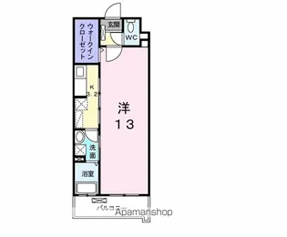 カルフール【202号室】の間取り