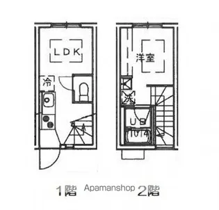 本浦コーポラスⅠ【113号室号室】の間取り