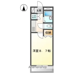 ルミナス小塚山【1階】の間取り