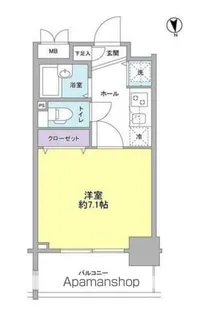 ガーラプレイス新宿御苑【4階】の間取り