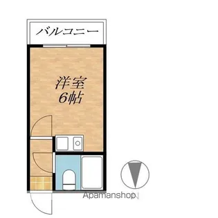 八番館【2階】の間取り
