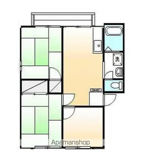 キャッスル春日 B【101号室号室】の間取り