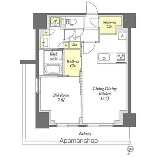 プライムメゾン千葉新町【9階】の間取り