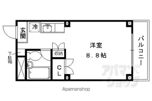 パール新大宮【302号室】の間取り
