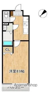 LINEAGECOURT野洲駅西【302号室】の間取り