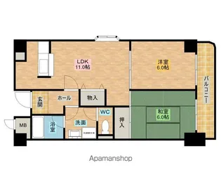 サンエトワール【205号室】の間取り