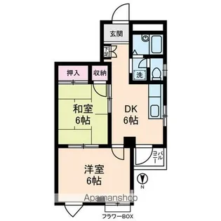 プロヴィデンス秀洋【3階】の間取り