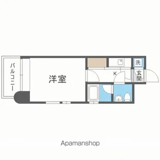 エステート・モア平尾山荘通り【8階】の間取り