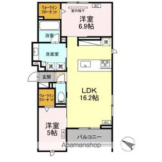 ラ・パージュ本山【3階】の間取り