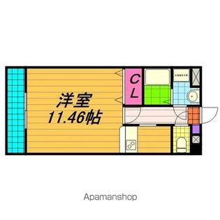 ブランドールヒルズ幕張【1階】の間取り