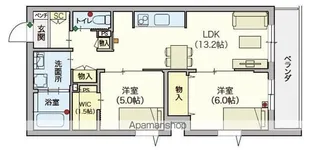 オカバ練馬平和台ヘーベルVILLAGE【2階】の間取り